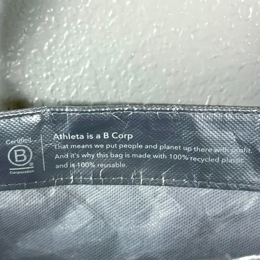 Athleta silver shoulder